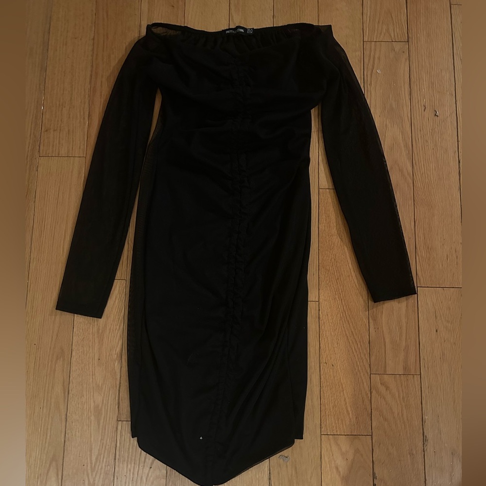 Black pretty little thing dress size US 6